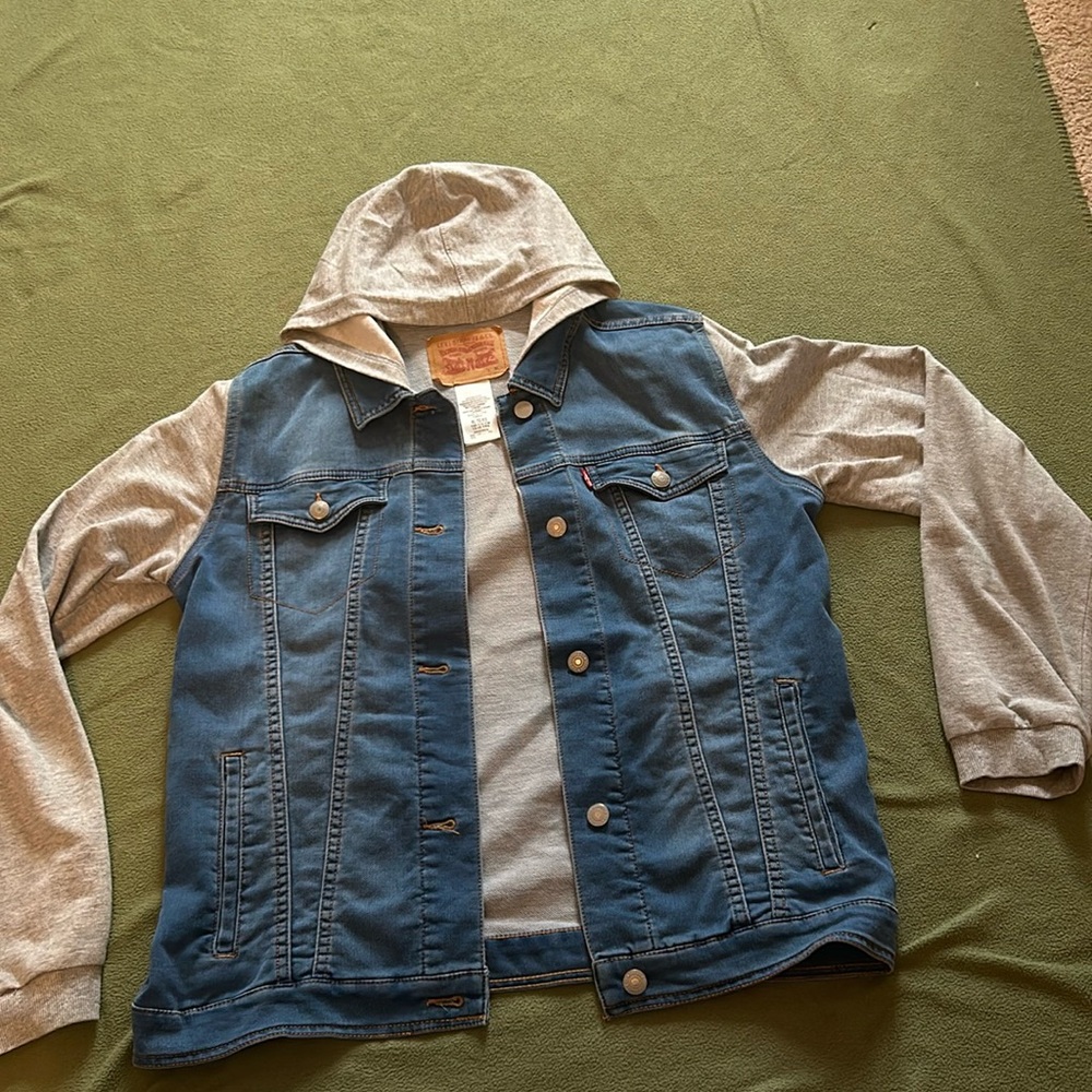 Sweatshirt jean jacket